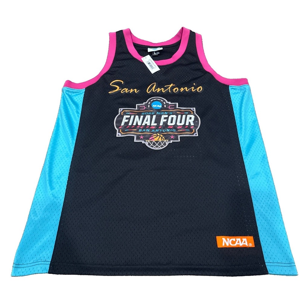 2025 Men's NCAA Final Four San Antonio TX Final Four Jersey Large Retro Brand